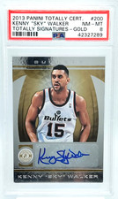 /3 Kenny Walker AUTO POP 1 PSA 8 SKY 2013-14 Totally Certified Autograph #200
