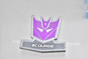 Transformers Titanium Series Scourge Diecast Stand Name Tag Cover Part - Picture 1 of 1