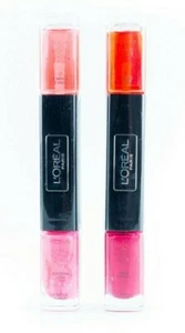 L'Oreal 2 Stage Nail Color & Top Coat Set #901 Keep Magenta & #907 Refined Ruby - Picture 1 of 3