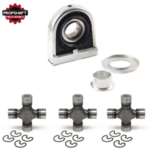 1994-2002 Dodge Ram Driveshaft Center Bearing 211848-1X + 3 x 5-1410X U-joints - Picture 1 of 3