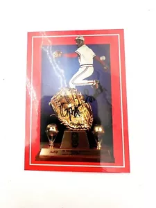 Rawlings Gold Glove Card OZZIE SMITH Auto Authentic HOF Autograph - Picture 1 of 1
