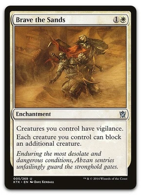 Brave the Sands #5 (NM) Khans of Tarkir KTK Magic MTG - Image 1 of 2
