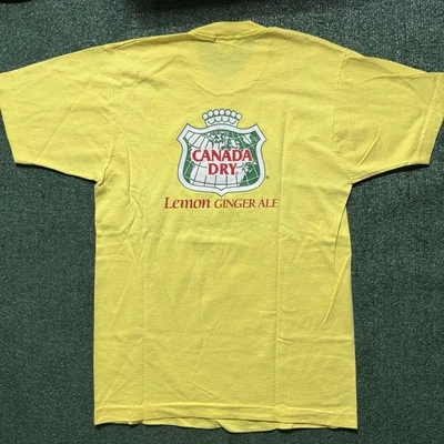 Camiseta De Colección Canada Dry Lemon Ginger Ale Promo Your New Main Squeeze Años 90 L Foto 1 de 4