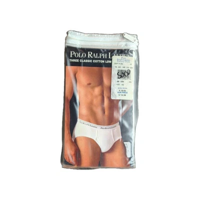 Nuevo en Paquete Calzoncillos Ralph Lauren Vintage Tres Algodón Tiro Bajo Para Hombre Talla 42 Foto 1 de 3