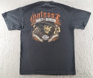 Harley-Davidson Pueblo Colorado T-Shirt Mens Medium Gray Western Skull Biker  - Picture 1 of 12