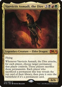 Vaevictis Asmadi, the Dire Regular - Core Set 2019 MTG-LP - Picture 1 of 1