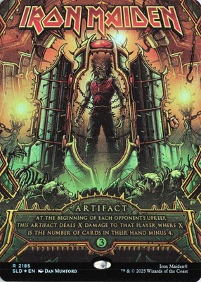 Iron Maiden (Rainbow Foil), #2185, SLD, Foil - Image 1 of 2