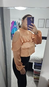 Satin Crop Top - Picture 1 of 3