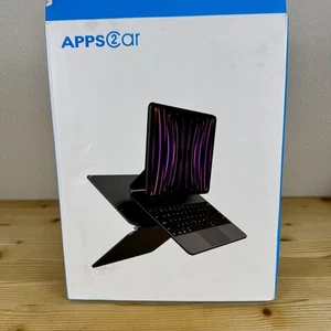 Apps2Car Magic Keyboard Case iPad Pro 12.9 inch 3/4/5/6th Gen Black - Picture 1 of 6