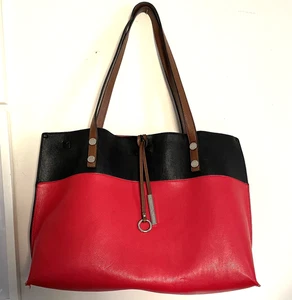 Calvin Klein Reversable Satchel Tote, Magnetverschluss, mit Schultergurt/Tasche - Bild 1 von 15