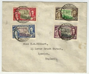Southern Rhodesia 1937 FDC from 'Filabusi' to London Coronation of George VI & E - Picture 1 of 2