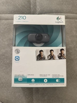 Logitech C210 HD Pro Webcam - Black NEW Sealed - Image 1 of 4