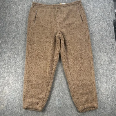 Skims Sherpa Джоггер Брюки Женские XL Совершенно новые Tigers Eye Коричневый Мягкий Зимний - Изображение 1 из 4