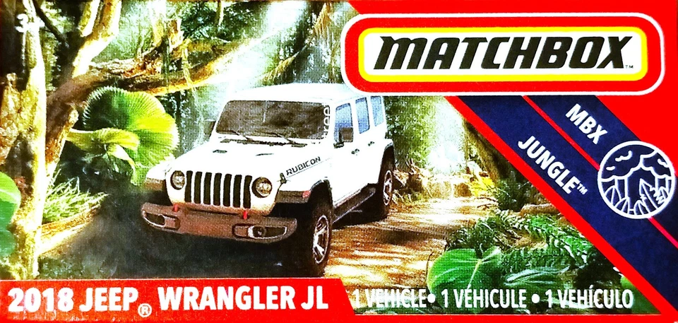 2020 Matchbox Jungle Power Grabs #64/100 - 2018 Jeep Wangler JL - Image 1 of 1
