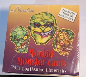 1999 NOSTALGICARDS MORBID MONSTERS SEALED BOX OF 36-PACKS/8-CARDS PER PACK - Picture 1 of 5