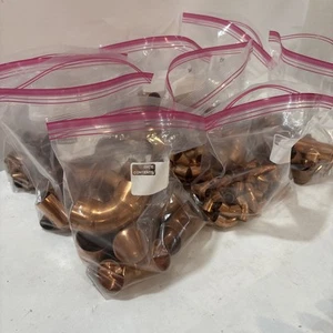 More Than 180 Copper Couplings, Elbows, And Fittings Of Various Sizes And Shapes - Picture 1 of 14