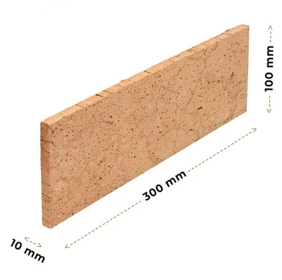 Naturkork Platte aus reinem Naturkork Streifen Bastelkork Musikinstrumente Bau - Bild 1 von 4
