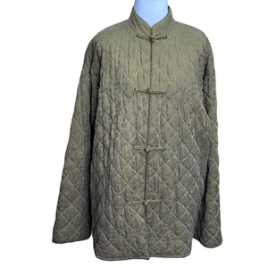 Eileen Fisher collo mandarino trapuntato 100% seta taglia S - Foto 1 di 7