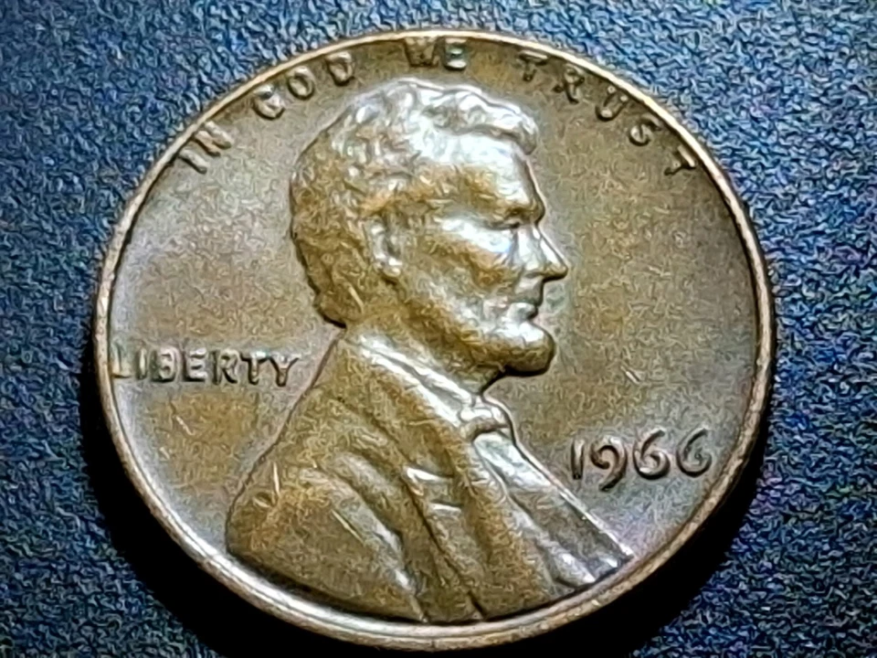 💥VERY RARE 1966 Lincoln Penny . DDO FS-101 BN ERROR - Image 1 of 4