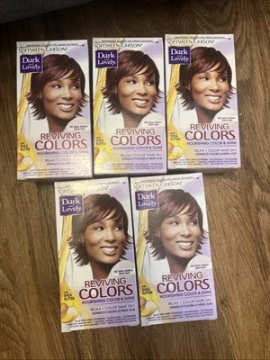 Lot of 5 SoftSheen Carson Dark & Lovely Reviving Colors #393 SPICY AUBURN - Image 1 of 4