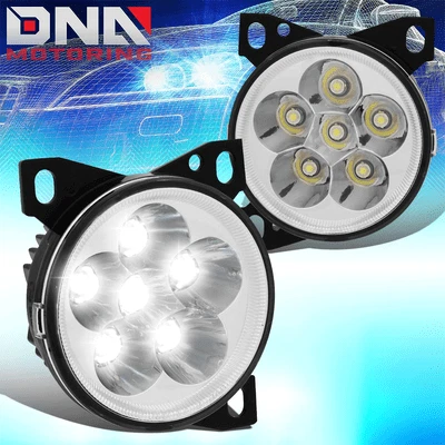 Faros antiniebla cromados multi-LED para Peterbilt 579 587/Kenworth T660 2011-2020 Foto 1 de 4
