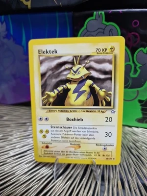 Pokemon Karte TCG Elektek 33/111 1. Neo Genesis Rare Vintage / Deutsch / NM - Bild 1 von 2