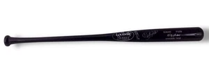 Murciélago Negro Firmado Kirby Puckett Auto Louisville Slugger 125 Genuino P339 Certificado JSA - Imagen 1 de 3