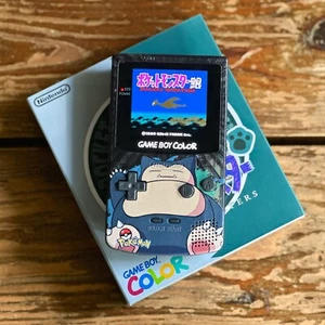 Nintendo Game Boy Color GBC AMOLED Q5 XL Touch LCD Pokemon Sistema UV SNORLAX - Foto 1 di 10