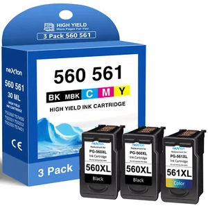 Druckerpatronen für Canon PG-560 + CL-561 XL PIXMA TS5350 TS 7450 5351 5353 7451 - Bild 1 von 9