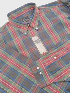 🇺🇲 New Jos A Bank Travelers Men's XL 17.5x36 Button Down Shirt MSRP $74.50 - Picture 1 of 7