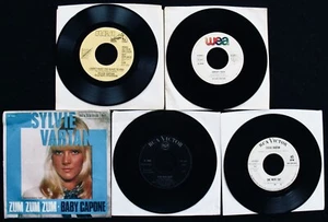 SYLVIE VARTAN~4 Pop Rock & Soul 45's Up For Bid~French Pop Star~Sex Kitten - Picture 1 of 2
