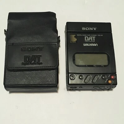 🔥Sony DAT Digital Audio Tape-Corder Walkman TCD-D3 w/ CASE - Parts/Repair🔥 - Image 1 of 4
