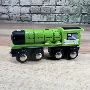 Tren de madera verde circo/¡Excelente estado! 4 pulgadas - Imagen 1 de 5