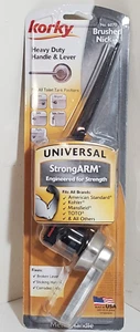 Korky Universal StrongARM Toilet Tank Lever Brushed Nickel 6070 NEW - Picture 1 of 6