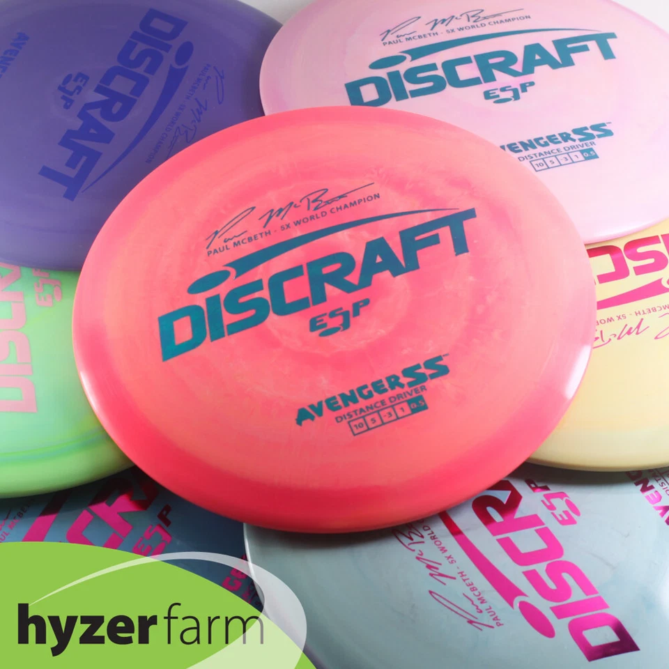 Discraft OOP MCBETH 5X ESP AVENGER SS *pick weight & color* Hyzer Farm disc golf - Image 1 of 1