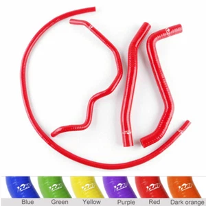 Fit For HONDA CRF250L 2012-2019 CRF250M 2013-2018 SILICONE RADIATOR HOSE Red - Picture 1 of 9