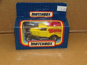 VINTAGE MATCHBOX MB-38 MODEL A VAN - BARRATT SHERBET ~ MINT IN OPEN BOX ! - Picture 1 of 3