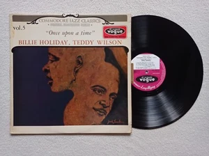 LP 33T BILLIE HOLIDAY/TEDDY WILSON "Once Upon A Time" VOGUE INT 40018 FRANCE ° - Picture 1 of 4