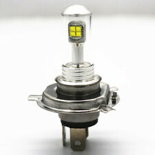 H4 Motorcycle 6500K COB LED Hi/Lo Beam Headlight Front Light Bulb Lamp White x1