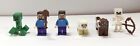Lego Lot Of 6 Minecraft Minifigures Game Characters - A5