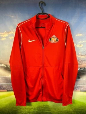 Sunderland Training Football Soccer Jacket With Zipped Red Nike Mens Size M - Image 1 of 4