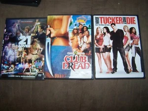 John Tucker Must Die, Club Dread & 21 & Over DVDs IN EXCELLENT SHAPE - Picture 1 of 2