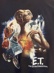 Universal Studios Vintage Mens Extra Blue ET Graphic Sweatshirt SZ Sm - Picture 1 of 8