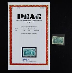 nystamps US Stamp # 238 Mint OG H $200 PSAG Cert. D1x1184