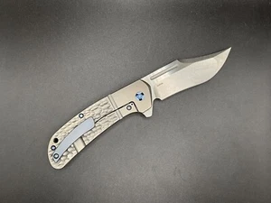 Reate Knives/Pena X Series Clip Lanny Jigged Titanio Satinato S35VN - Foto 1 di 10