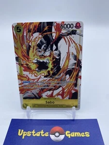 One Piece CCG Ultra Deck: The Three Brothers Sabo SR ST-13-008 - Imagen 1 de 2