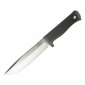 Fallkniven A1 Survival Fixed Blade Knife Black Kraton Handle VG10 Plain SC217GR
