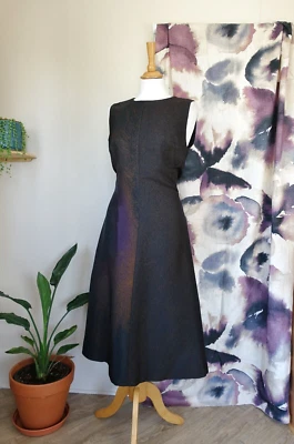 NUEVO CON ETIQUETAS JIGSAW X CAMERON ROBBINS Púrpura Lluvia Viento Espiral Salena Vestido Talla UK 12 Foto 1 de 4