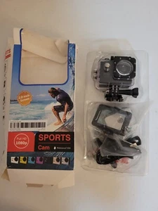 Cámara deportiva 1080p con accesorios - Imagen 1 de 9