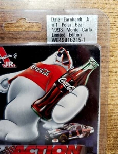 1998 Action Limited Edition DALE EARNHARDT JR #COCA-COLA POLAR BEAR 1/64 DIECAST - Picture 1 of 5